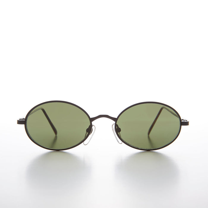 SUNGLASS MUSEUM Classic Oval Vintage 90s Sunglass Optical Quality Frame - Yates