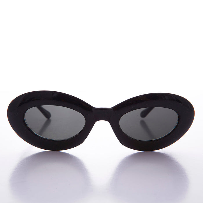 SUNGLASS MUSEUM Chunky Retro 60s Cat Eye Vintage Sunglass - Zana