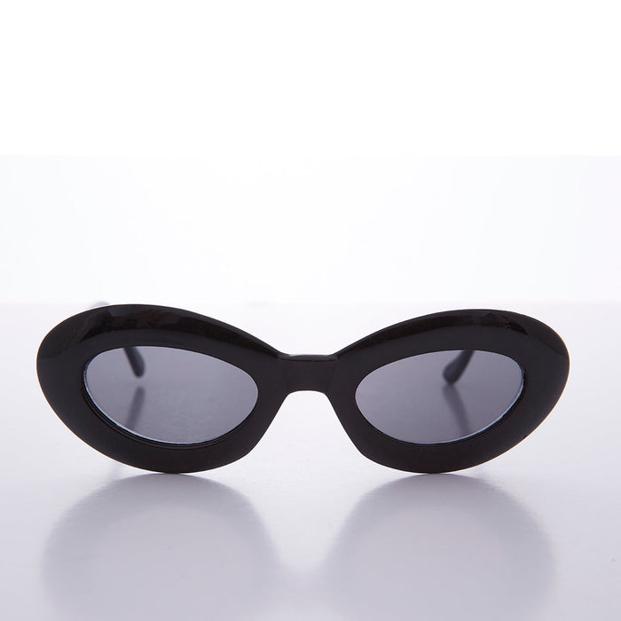 SUNGLASS MUSEUM Chunky Retro 60s Cat Eye Vintage Sunglass - Zana
