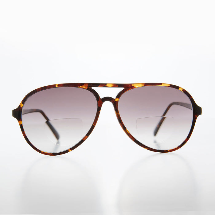 SUNGLASS MUSEUM Simple Bifocal Aviator Sunglass - Zander