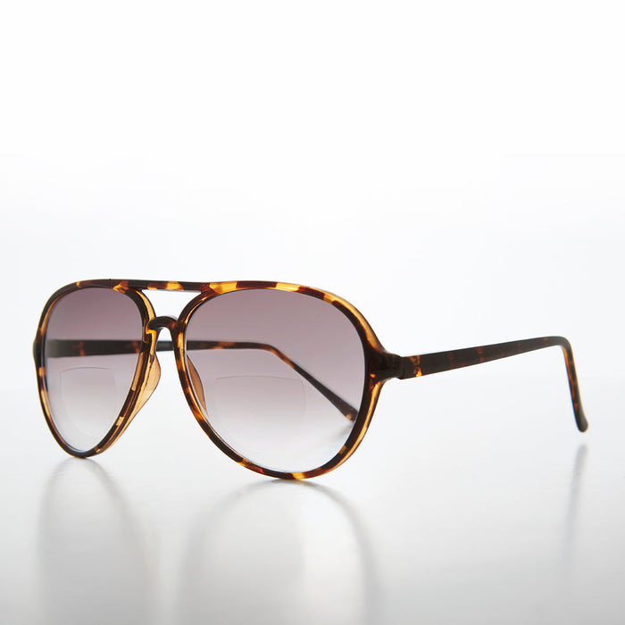 SUNGLASS MUSEUM Simple Bifocal Aviator Sunglass - Zander