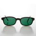 SUNGLASS MUSEUM Black Rectangular Frame with Green Lens - Zen - Product image