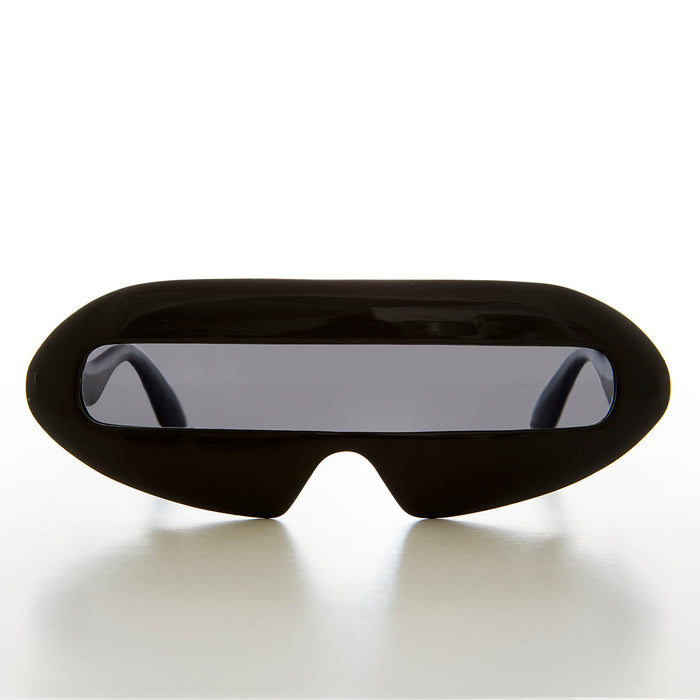 Futuristic Cyclops Robot Single Lens Vintage Sunglass  - Zepter
