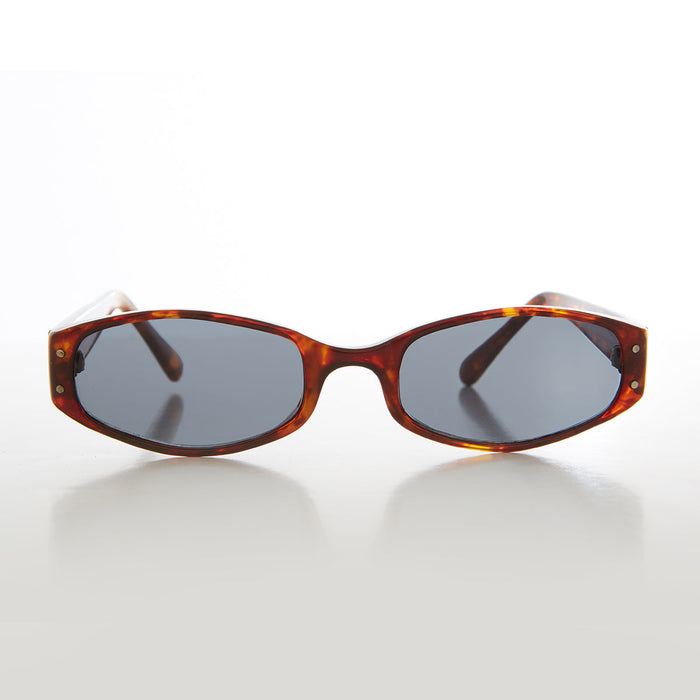 image of sunglasses model SUNGLASS MUSEUM Oval 90s Acetate Vintage Sunglass - Zizzo