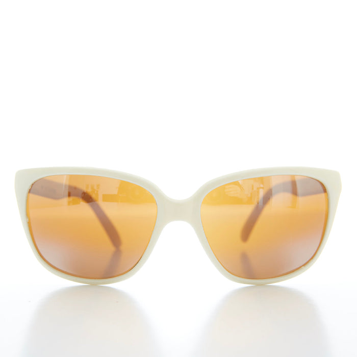 SUNGLASS MUSEUM 80s Classic Curved Square Sunglasses - Zucker