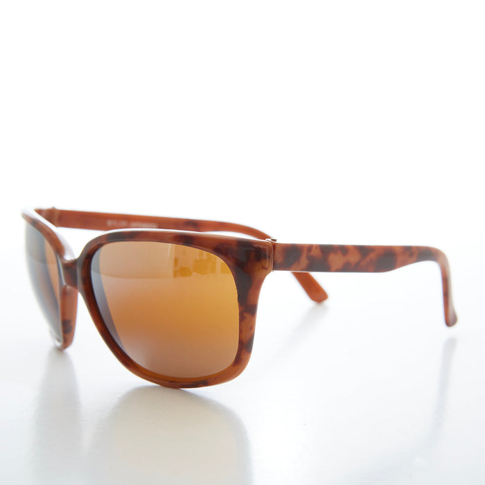 SUNGLASS MUSEUM 80s Classic Curved Square Sunglasses - Zucker