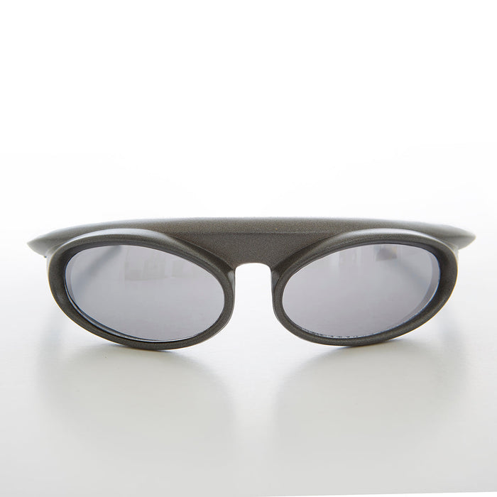 SUNGLASS MUSEUM Futuristic Wrap Around Goggle Vintage Sunglass - Zurich