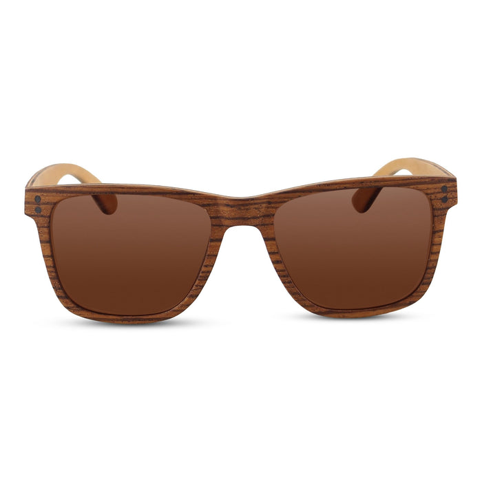 Ziggy Zebrawood Wayfinder Sunglasses | Polarized | Joycoast