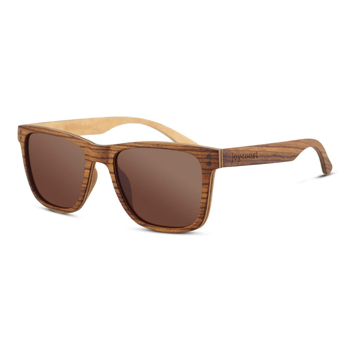 Ziggy Zebrawood Wayfinder Sunglasses | Polarized | Joycoast