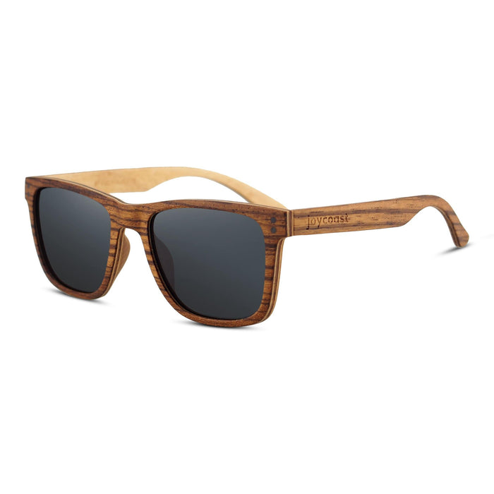 Ziggy Zebrawood Wayfinder Sunglasses | Polarized | Joycoast