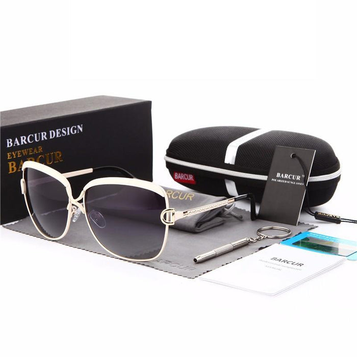 BARCUR Polarized Oversized Modern Sunglasses
