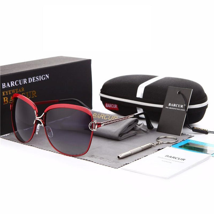 BARCUR Polarized Oversized Modern Sunglasses
