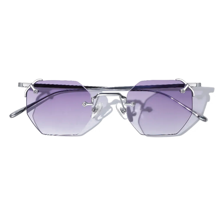 COSSINO A.M. Metal Hexagon Sunglasses