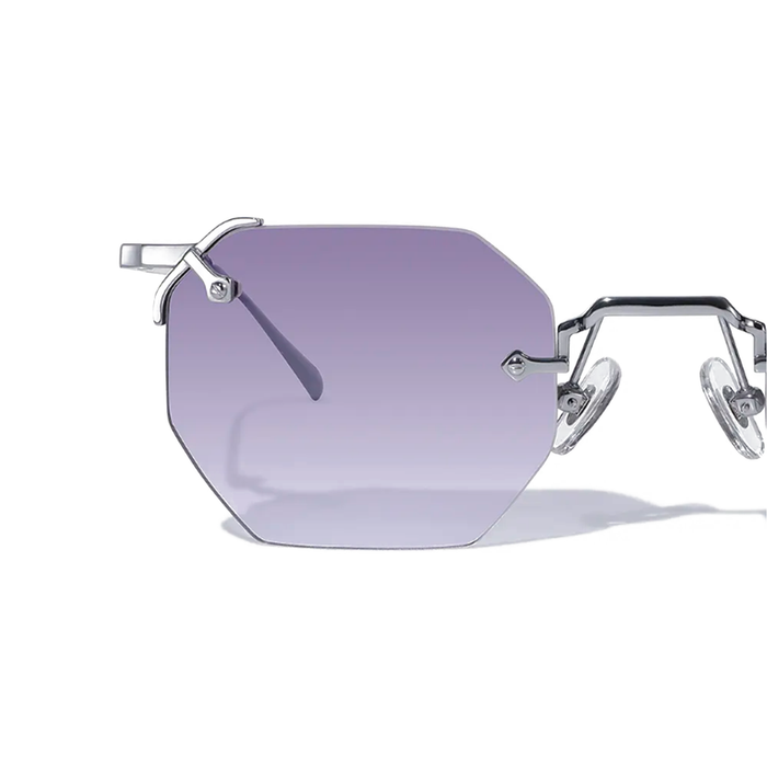 COSSINO A.M. Metal Hexagon Sunglasses