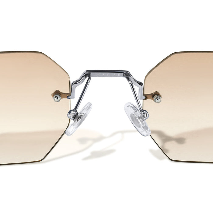 COSSINO Aplos Metal Hexagon Sunglasses