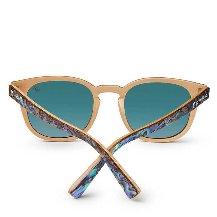 Aqua Wave Abalone Square Sunglasses | Women's | Joycoast