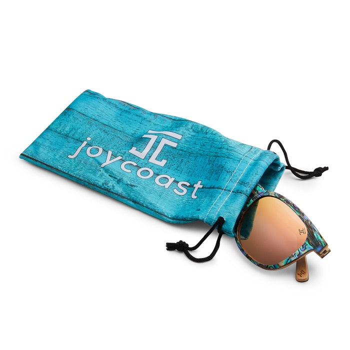 Aqua Wave Abalone Square Sunglasses | Women's | Joycoast