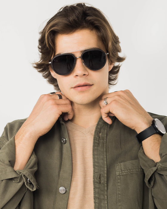 Aventura - Metal & Wood Sunglasses