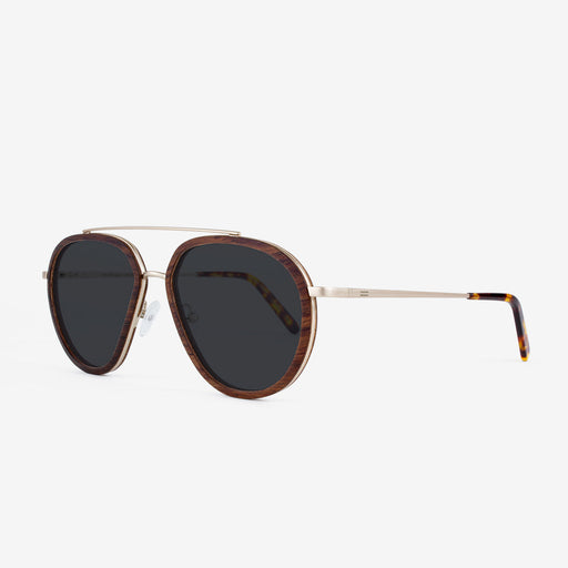 TOMMY OWENS Aventura - Metal & Wood Sunglasses - Product image