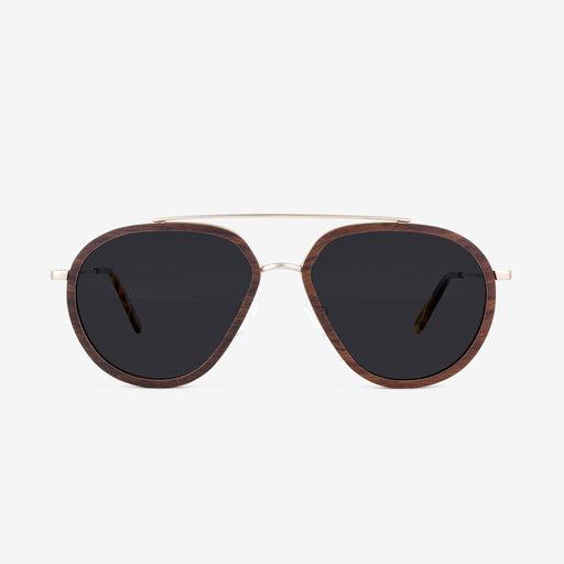 TOMMY OWENS Aventura - Metal & Wood Sunglasses - Product image