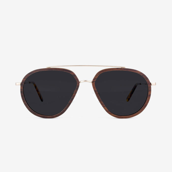 Aventura - Metal & Wood Sunglasses