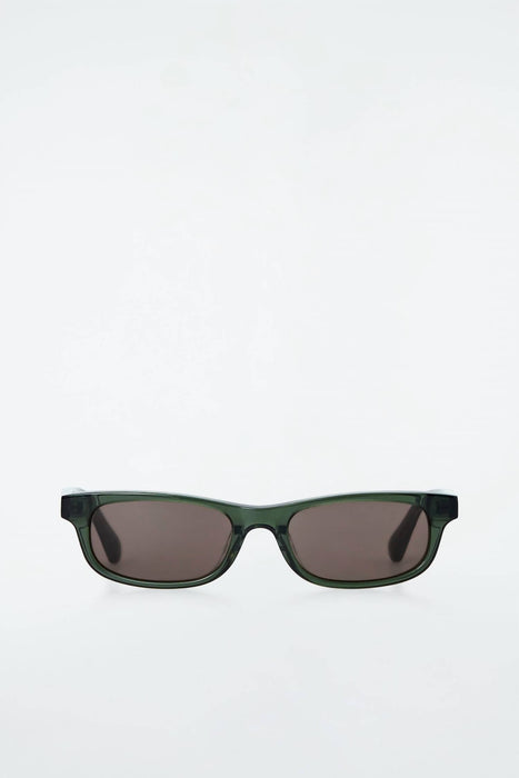 Women's Scope Rectangle Translucent Lenses Sunglasses