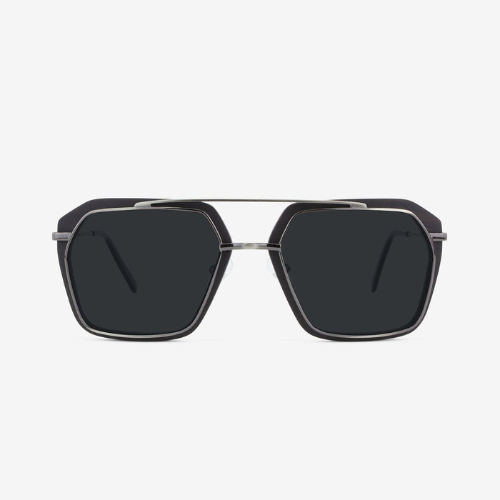 Bal Harbour - Metal & Wood Sunglasses