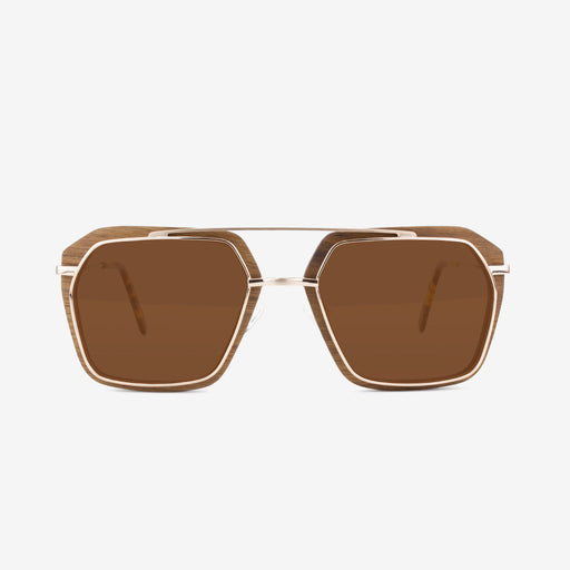 TOMMY OWENS Bal Harbour - Metal & Wood Sunglasses - Product image