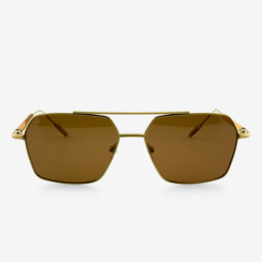 TOMMY OWENS Bimini - Metal & Wood Sunglasses - Product image