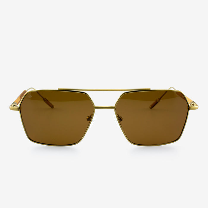 Bimini - Metal & Wood Sunglasses