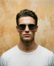 COSSINO Bold Black Aviator Sunglasses - Product image