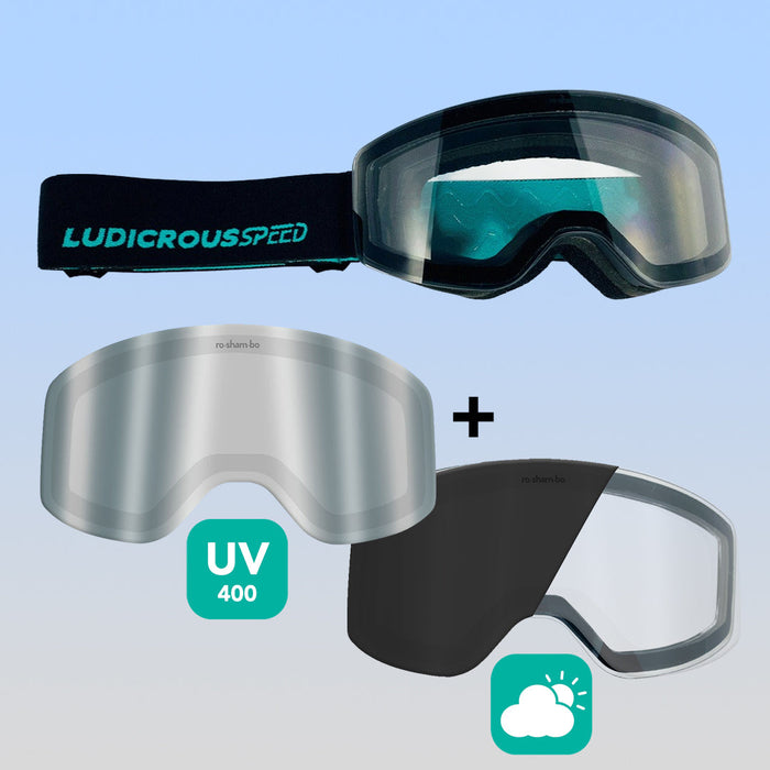 RO-SHAM-BO Sunglasses Ludicrous Speed Snow Goggles Set | Youth