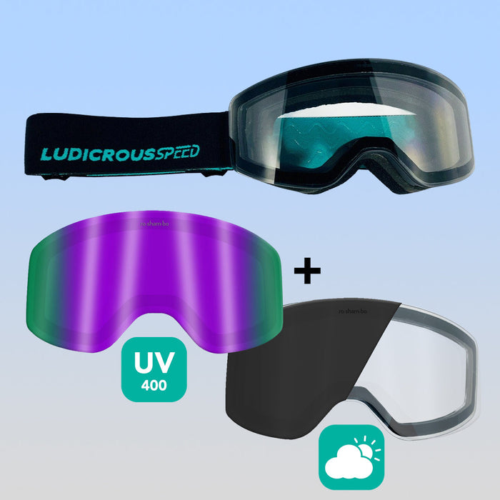 RO-SHAM-BO Sunglasses Ludicrous Speed Snow Goggles Set | Youth