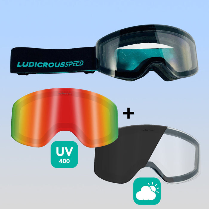 RO-SHAM-BO Sunglasses Ludicrous Speed Snow Goggles Set | Youth