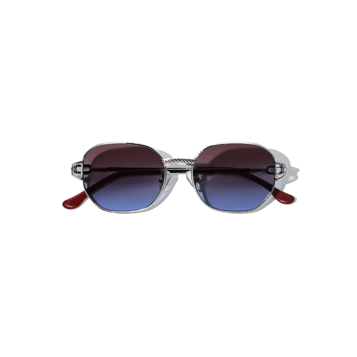 COSSINO Bleu Violet Metal Sunglasses