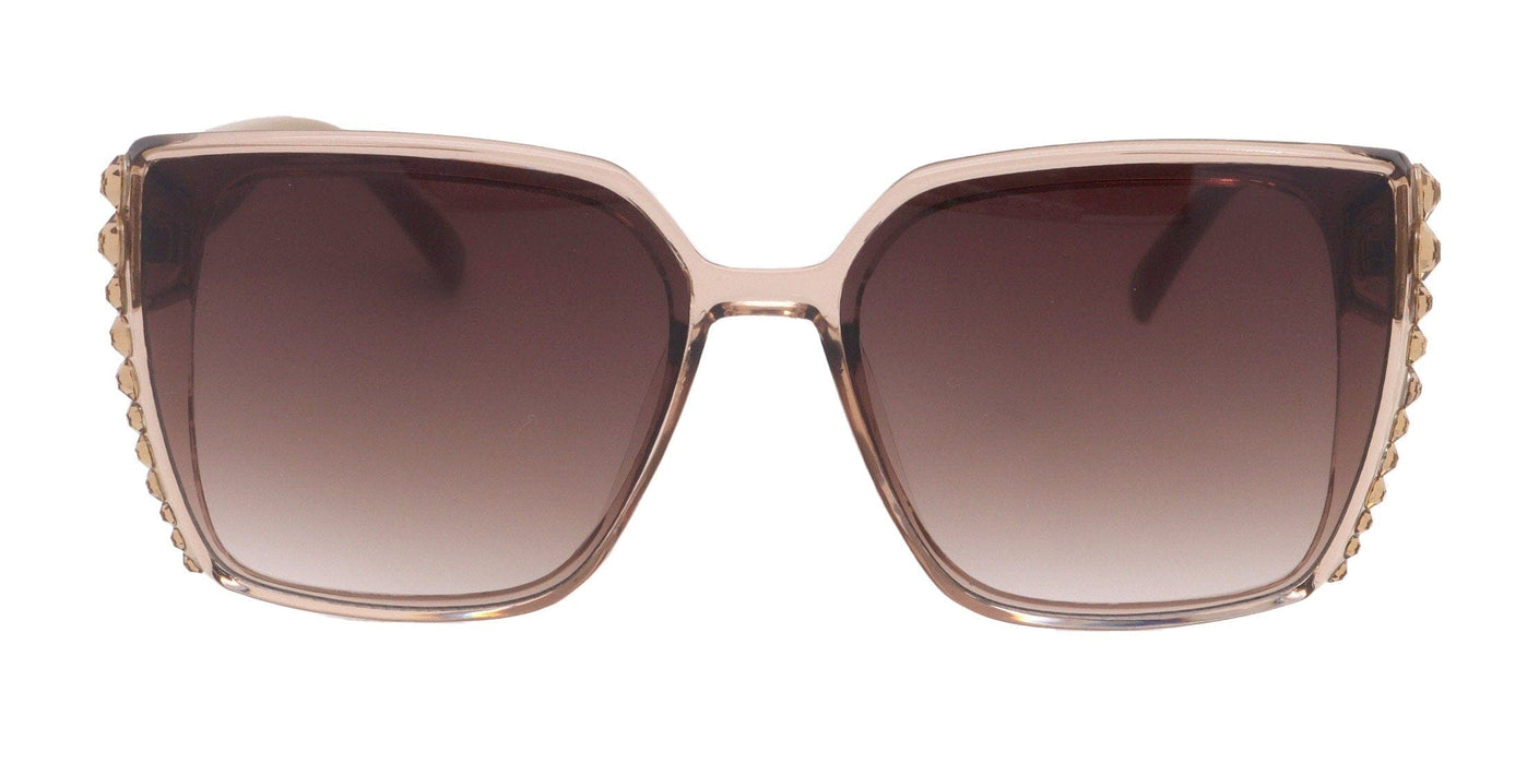Aurora Bling Women Sunglasses Brown Genuine European Crystals, 100% UV Protection. NY Fifth Avenue