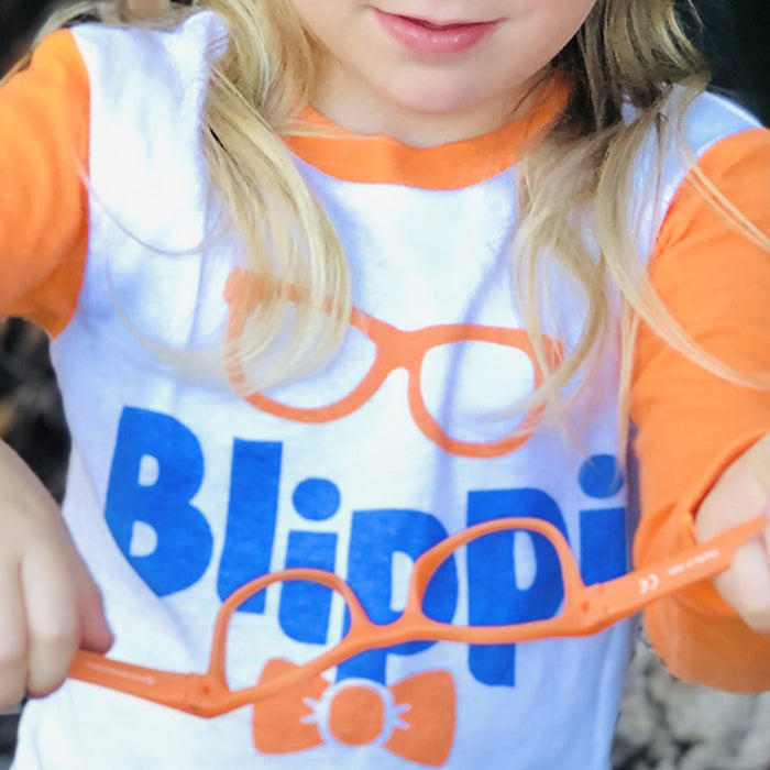 image of sunglasses model RO-SHAM-BO RO-SHAM-BO Sunglasses Blippi Screen Time Specs | Junior