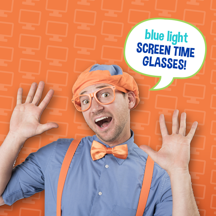 image of sunglasses model RO-SHAM-BO RO-SHAM-BO Sunglasses Blippi Screen Time Specs | Junior