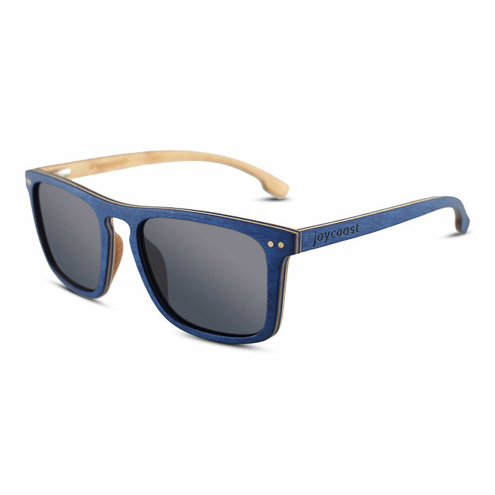 Blu Maple Wood Wayfinder Sunglasses | Polarized | Joycoast