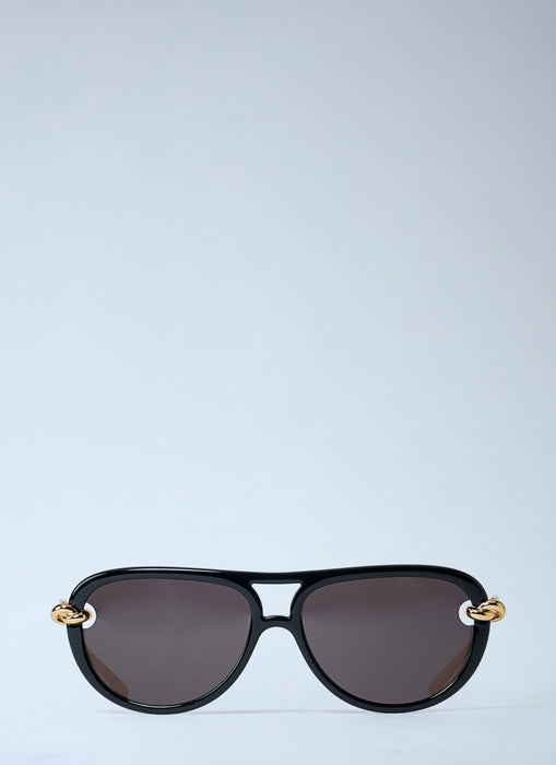 Bottega Veneta Women Knot Aviator Sunglasses