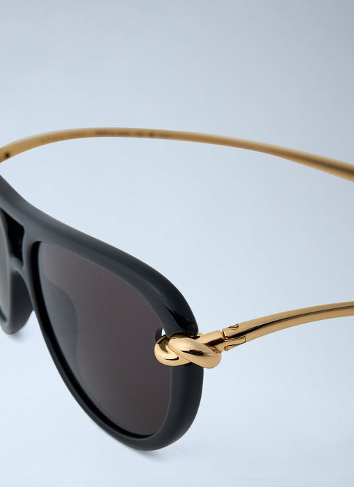 Bottega Veneta Women Knot Aviator Sunglasses