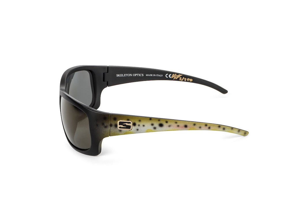 image of sunglasses model Skeleton Optics Outlaw - Brown Trout