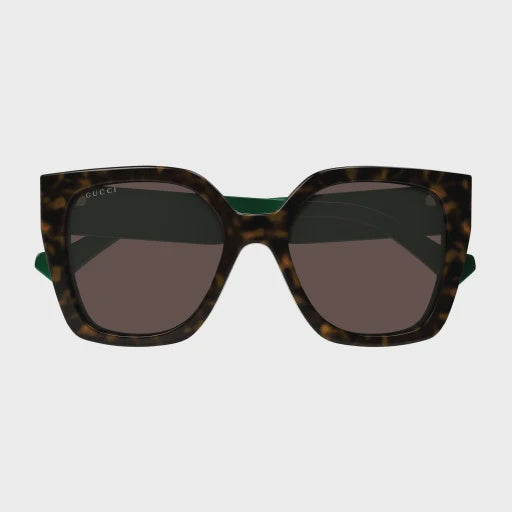 Gucci GG1300S‑002 55 Women’s Sunglasses | Havana Recycled Acetate Frame | Authentic Luxury (UPC 889652415352)