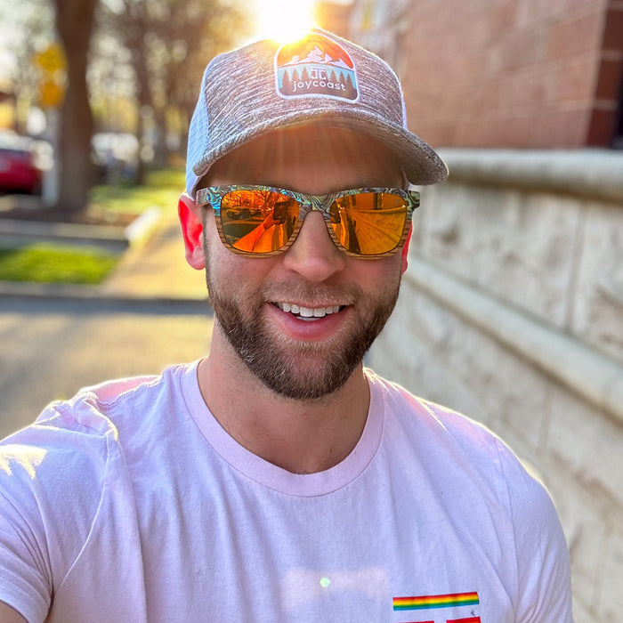 Cirque Abalone Wooden Wayfinder Sunglasses | Joycoast