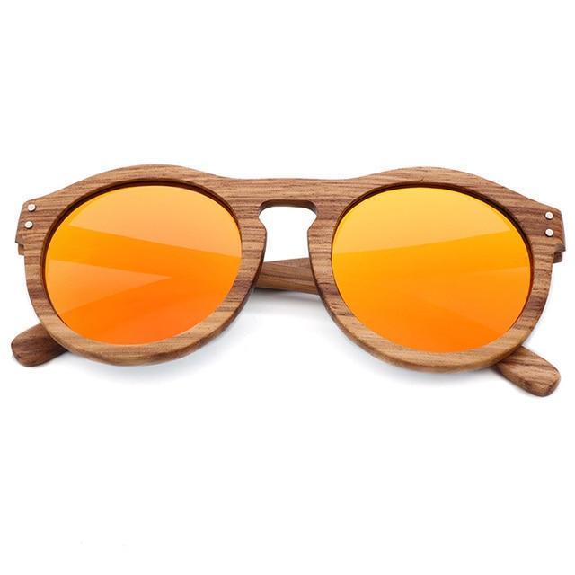 BARCUR Classic Style Wood Retro Style Sunglasses