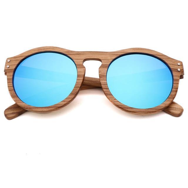 BARCUR Classic Style Wood Retro Style Sunglasses