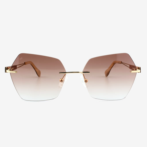 TOMMY OWENS Cocoa - Metal & Wood Sunglasses - Product image
