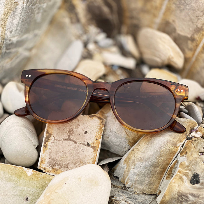 SUNGLASS MUSEUM Round Hipster Sunglass with Polarized Lens - Darcy