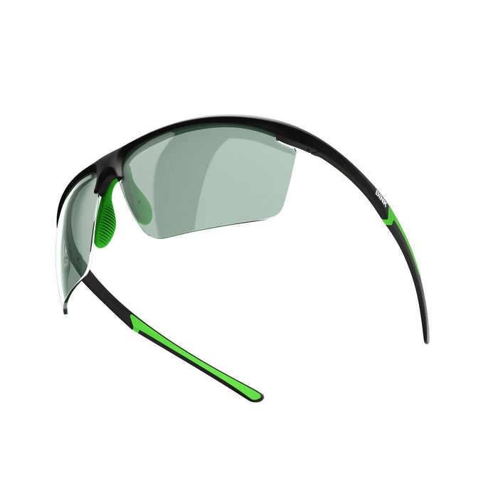 DINK Daytona Petite Large Sunglasses - Black/Green