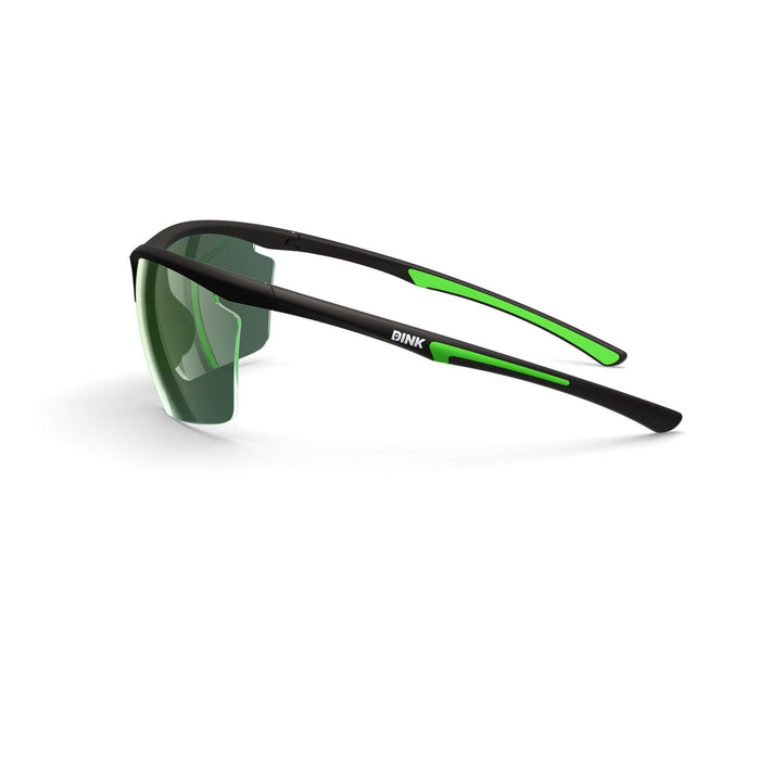 DINK Daytona Petite Large RX Pickleball Sunglasses - Black/Green